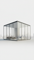 Corner Penthouse With Glass Wrap