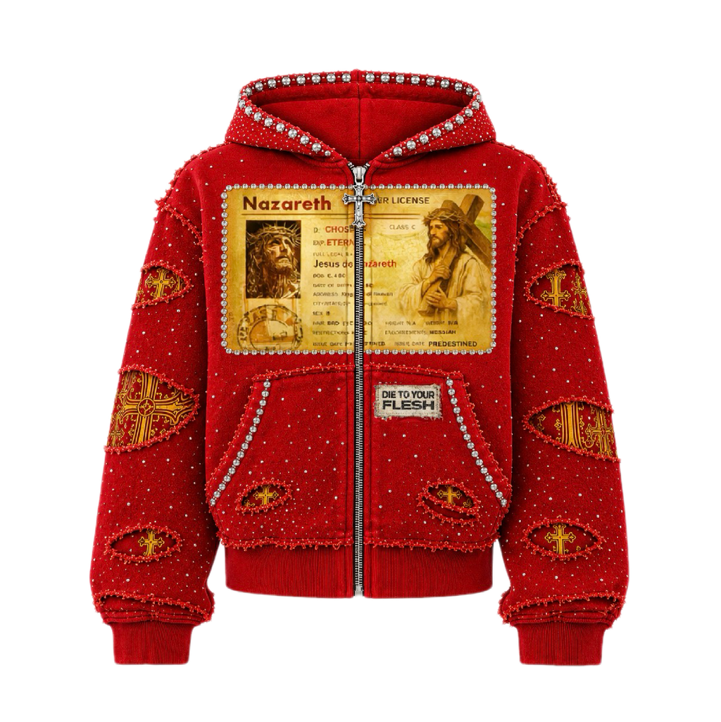 RED JESUS DE NAZARETH JACKET