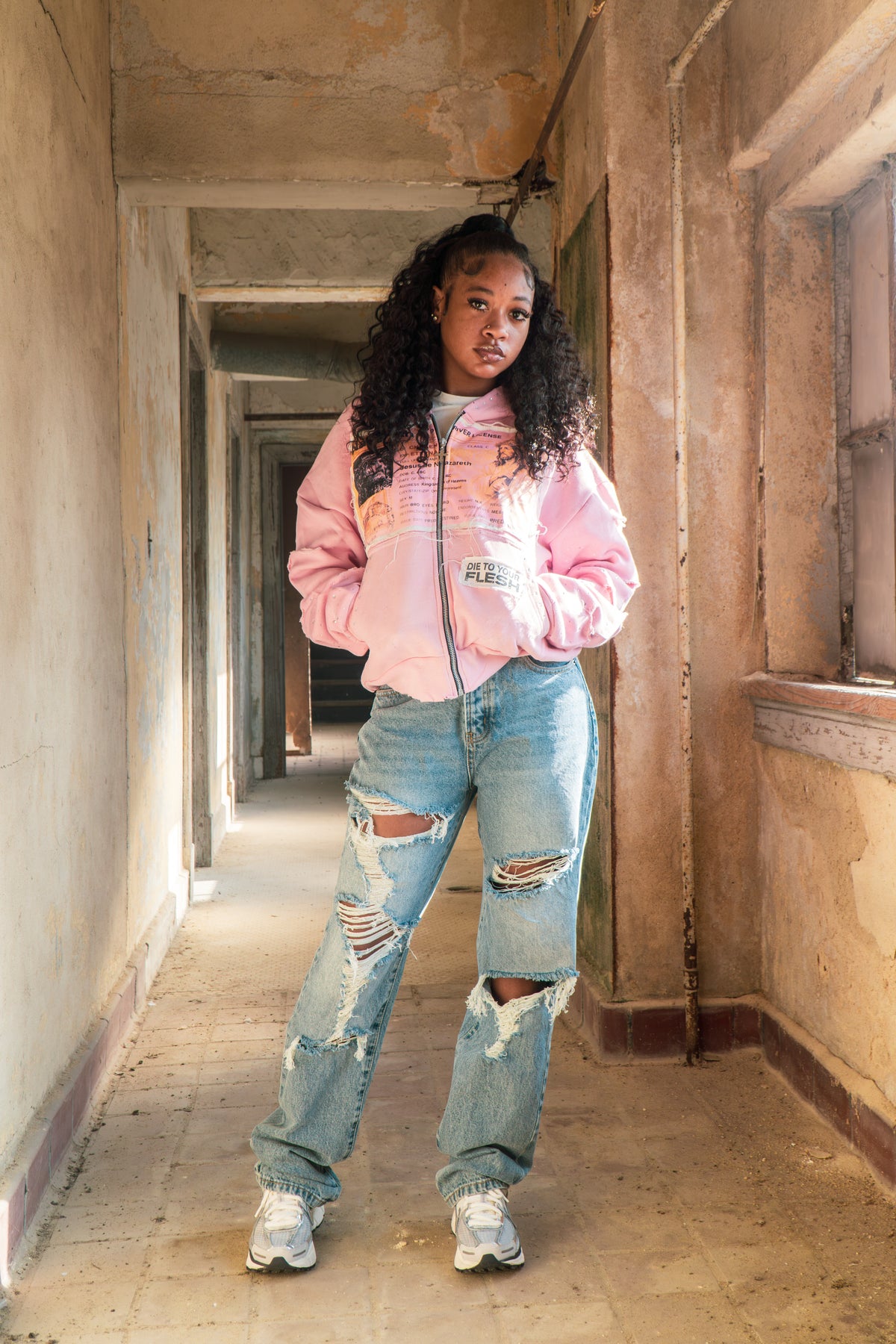 PINK JESUS DE NAZARETH JACKET