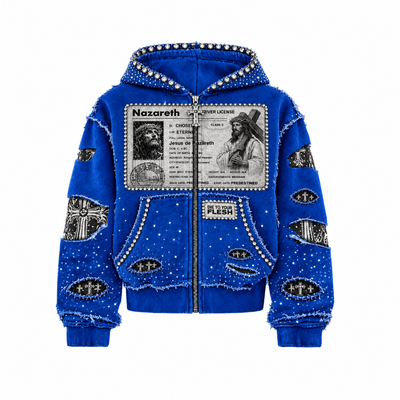 VOLTAGE BLUE JESUS DE NAZARETH JACKET